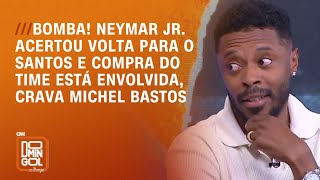 Michel Bastos Neymar Jr acertou volta para o Santos e compra do time está envolvida  DOMINGOL [upl. by Nonez]