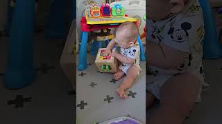 Why do babies like spinning things 🤪🤪  Baby Asher Day 307 [upl. by Valaree]