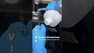 This is how we do Gram staining in labs learning studymotivation viralvideo [upl. by Enelyar]