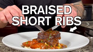 Perfect Braised Beef Short Ribs [upl. by Ilise658]