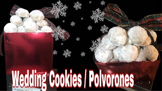 Easy Homemade Mexican Wedding Cookies  Polvorones [upl. by Cottle42]