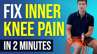 Inner Knee Pain Try This 2Minute FIX [upl. by Shipman690]