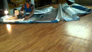 How to fix a broken windsurf sail in 1 minute [upl. by Hendrika29]