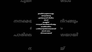 Cherathukal music song malayalam shortsfeed shorts lyrics [upl. by Gilmer]