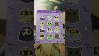 Chibi Ghosts Stickers and Memo Pads for Halloween [upl. by Ralfston]