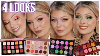 NEW amp HOT Indie Makeup  4 PALETTES 4 LOOKS [upl. by Lecia]