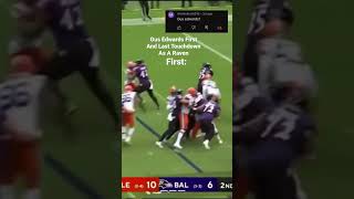 Gus Edwards First And Last Touchdown As A Raven ​⁠​mikeknott516 gusedwards [upl. by Brigida]