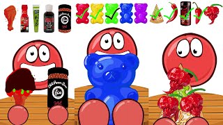 🔴 Red Ball 4 Mukbang Animation  Challenge Mukbang  247  Livestream [upl. by Wolff]