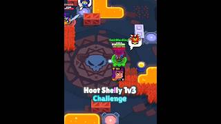 Hoot Shelly 1v3 Challenge 🫡🔥 BrawlStars Duels Challenge [upl. by Ahsikcin]