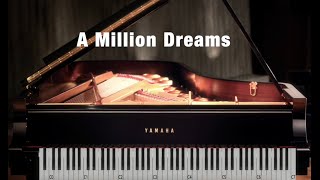 A Million Dreams Piano cover [upl. by Capriola]