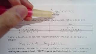 MHF4U 13a Characteristics of Polynomial Functions [upl. by Terrijo]