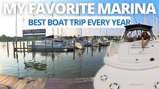 BOAT TRIP My Favorite Marina to Visit Every Year  Why We Stay at THIS Marina in Rock Hall MD [upl. by Cutty]