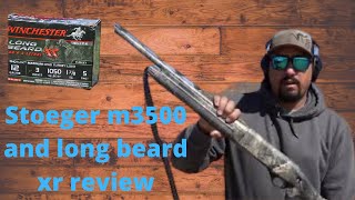 Stoeger m3500 predatorTurkey shotgun and Carlson longbeard xr choke review and pattern testing [upl. by Niatirb]