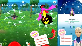 Wow 😲Finally I Got 😱Shundo ✨Shiny Gourgeist in pokemon go pokemon [upl. by Frick]