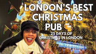 THE CHURCHILL ARMS  LONDONS BEST CHRISTMAS PUB 🍻  25 Days of Christmas in London 🎄 Day 3 [upl. by Acenahs]