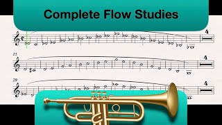 Complete Cichowicz Play Along for Trumpet  Flow Studies I [upl. by Romney]