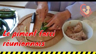 Comment faire les piments farcis réunionnais Allez rendezvous en cuisine [upl. by Ninehc13]