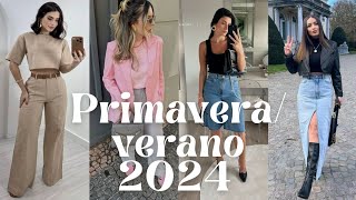 TENDENCIAS PRIMAVERA  VERANO 2024  TOP MODA [upl. by Harmaning]