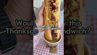 Would you try this Thanksgiving Sandwich The Bobbie from Capriotti’s The Moist maker [upl. by Fronia754]