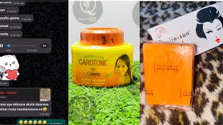 Carotone orginal cream එකයි kojisan whitening soap ර්කයි එකට use කරපු එයාට මොකද වුනේ 😰😰😰 [upl. by Schott]