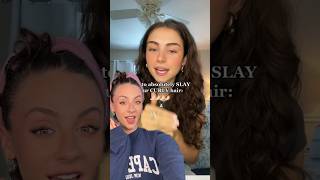 TRYING THE VIRAL CURLYWAVY HAIR ROUTINE 😱 ib ashleylamarcaa hair [upl. by Nurat]