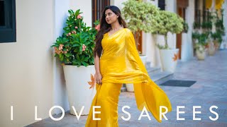 Rays of Lilibet Organza Saree  Party Wear Saree Look  I Love Sarees [upl. by Abbe]