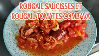 ROUGAIL SAUCISSES ET ROUGAIL TOMATES COMBAVA  LITTLE BENE [upl. by Ecirehc558]