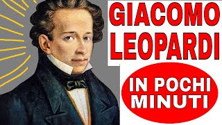 Giacomo Leopardi in pochi minuti [upl. by Pavlov]