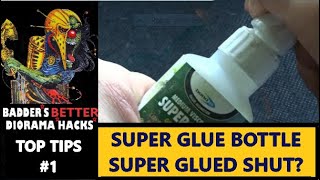 SUPER GLUE BOTTLE LID SUPER GLUED SHUT [upl. by Eevets]