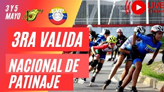 MARATON 3ra Valida Nacional de Patinaje de Velocidad Barquisimeto 2024  Dia 2  envivo live [upl. by Yenattirb466]