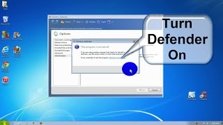 How to Enable Windows Defender in Windows 7  How to turn Windows Defender on Windows 7 Free amp Easy [upl. by Ireg]