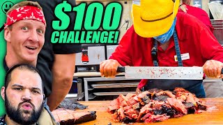 100 Food Challenge at BucEes Worlds Largest Gas Station [upl. by Nyrroc]