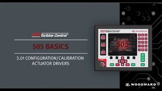 505 ConfigurationCalibration  Actuator Drivers [upl. by Gotcher852]