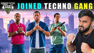 I JOINED TechnoGamerzOfficial GANG IN GTA 5 GRAND RP  GTA 5 GRAND RP [upl. by Jonny]