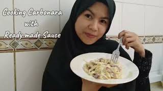 Cooking Carbonara with Ready Made Sauce [upl. by Gram]