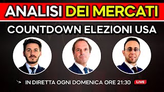 COUNTDOWN ELEZIONI USA  Analisi dei Mercati Finanziari del 3 Novembre 2024 [upl. by Ekralc]