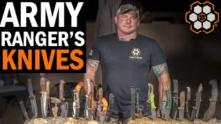 An Army Rangers Lifetime Career in Knives [upl. by Ahseneuq]