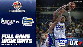 Magnolia vs Converge highlights  PBA Season 48 Commissioner’s Cup  Dec 23 2023 [upl. by Atika]