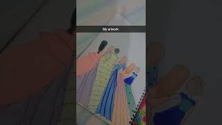 6 besties drawing song bollywood bollywood music hindisong newsong blackpink kpopmemes [upl. by Auerbach]