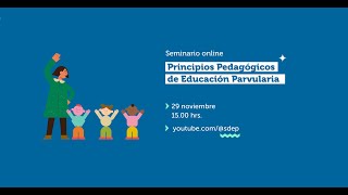 WEBINAR SOBRE PRINCIPIOS PEDAGÓGICOS [upl. by Ambert]