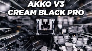 Gateron Ink Black KILLERS  Akko V3 Cream Black Pro Switch Review [upl. by Jobe151]