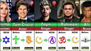 Famous People Who Changed Their Religion  Islam Christian Hindu Buddhist [upl. by Atinod136]