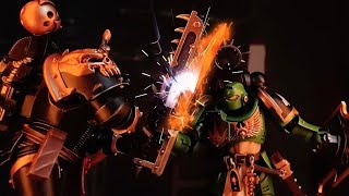 I Will Purge Your Soul with My Holy Flame！！！【JOYTOY Warhammer 40K Stop Motion Animation】 [upl. by Mussman186]