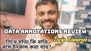 Data Annotations Review Deep Banerjee Work from Home Project Real Earnings from Computer Entry [upl. by Boelter]