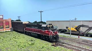 PR2 setting out a boxcar at Key Container [upl. by Annoj835]