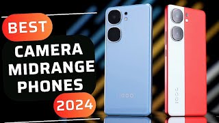 Top 5  Best Camera MIDRANGE Phones 2024 [upl. by Nogem]