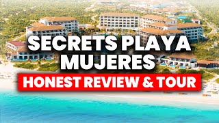 Secrets Playa Mujeres Golf amp Spa Resort  HONEST Review amp Full Tour [upl. by Haidabez]