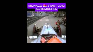 SCHUMACHER MONACO 🇲🇨 2012 v8 formula1 automobile f1onboard [upl. by Saqaw]