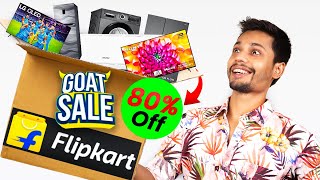 Flipkart GOAT Sale 2024 upto 80 Discount 😀 [upl. by Aleahs822]