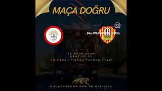 Maça Doğru 🚌 🐅malatyaspor malatya 💛❤️ [upl. by Euginomod571]